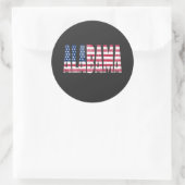 Alabama state  ronde sticker (Tas)