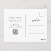 Alabama State Save the Date-ansichtkaart Briefkaart (Achterkant)