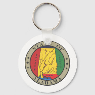 Alabama State Seal Sleutelhanger
