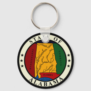Alabama State Seal Sleutelhanger