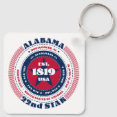 Alabama State Sleutelhanger (Achterkant)