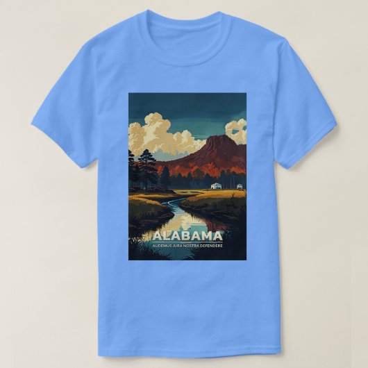 Alabama State Travel 3 T-shirt (Design voorkant)