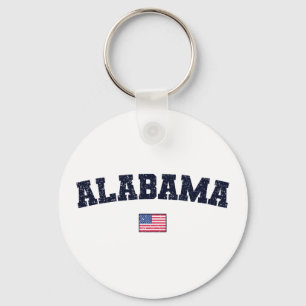 Alabama State USA Flag  Sleutelhanger