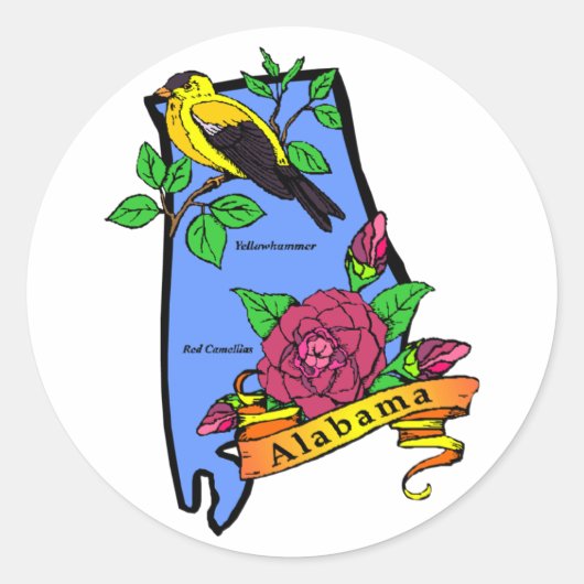 Alabama Sticker (Voorkant)