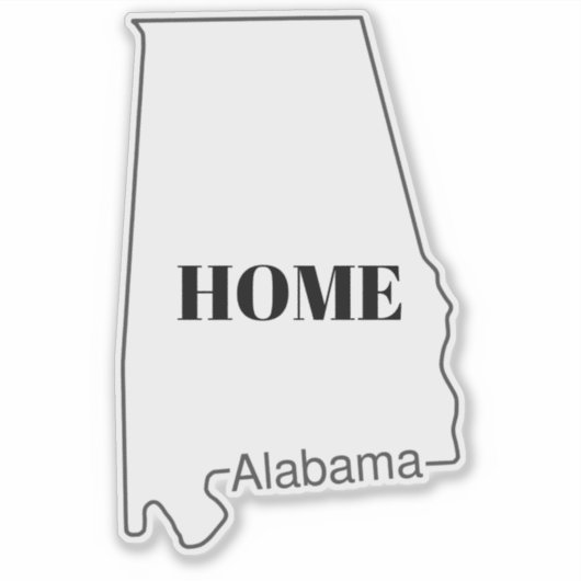 Alabama Sticker (Voorkant)