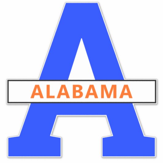 Alabama Sticker (Voorkant)