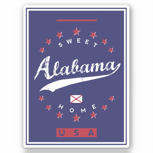 Alabama Sticker (Voorkant)