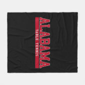Alabama Table Tennis Fleece Deken (Voorkant (Horizontaal))