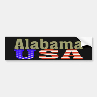 Alabama USA. Bumpersticker