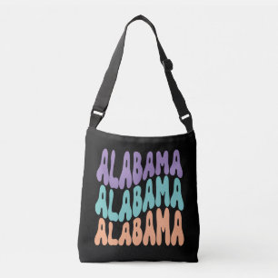 Alabama USA State retro design Crossbody Bags Crossbody Tas