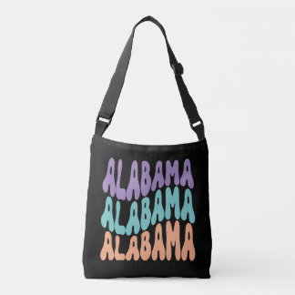 Alabama USA State retro design Crossbody Bags Tas