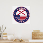 Alabama, Verenigde Staten, Alabama Poster (Keuken)