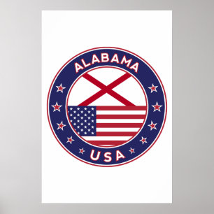Alabama, Verenigde Staten, Alabama Poster