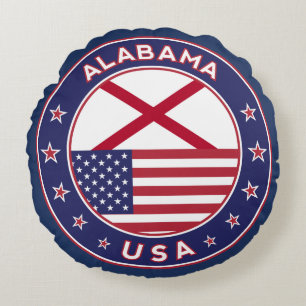 Alabama, Verenigde Staten Alabama Rond Kussen
