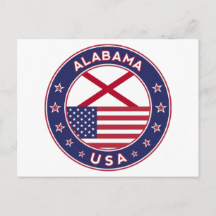 Alabama, Verenigde Staten, Briefkaart