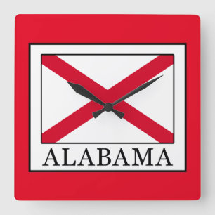 Alabama Vierkante Klok