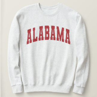 Alabama Vintage College Style Sweatshirt de texte