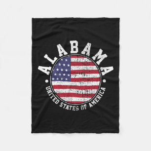 Alabama Vintage Fleece Deken