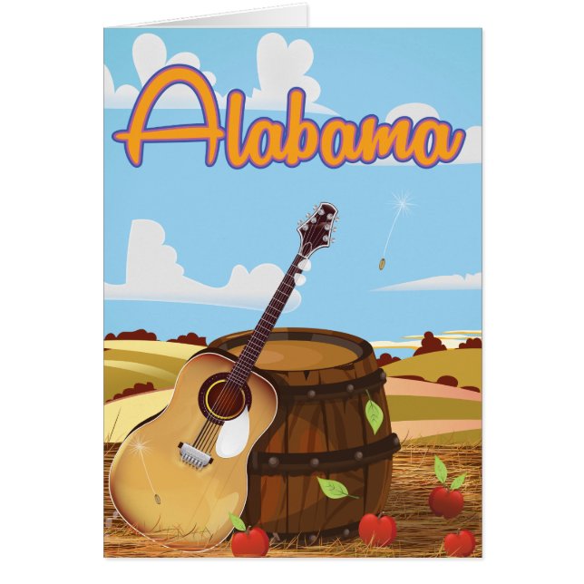 Alabama vintage-poster (Voorkant)