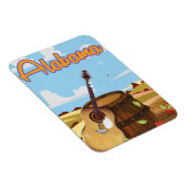 Alabama vintage-poster magneet (Rechterzijde)