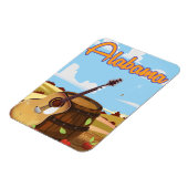 Alabama vintage-poster magneet (Linkerzijde)