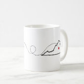 Alabama - Virginie - Heart2Heart Coffee Mug (Devant droit)