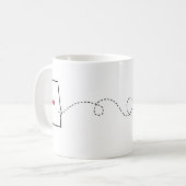 Alabama - Virginie - Heart2Heart Coffee Mug (Devant gauche)