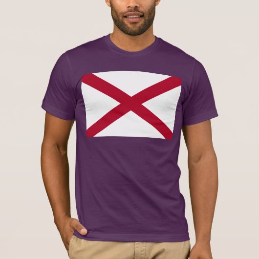 Alabama vlag T-Shirt (Voorkant)
