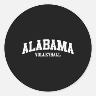 Alabama Volleyball Alabama State Home Ronde Sticker