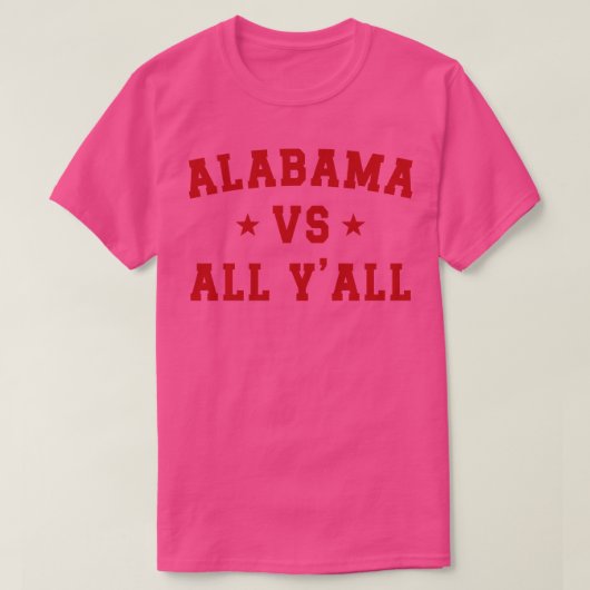 Alabama Vs All v4 TShirt (Design devant)