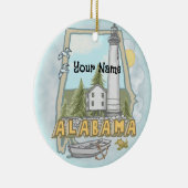 Alabama vuurtorenornament keramisch ornament (Rechts)