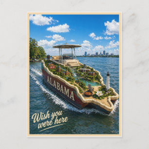 Alabama Wish You Were Here State Serie Briefkaart