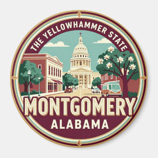 ✨ Alabama Yellowhammer Staatstrots Magneet