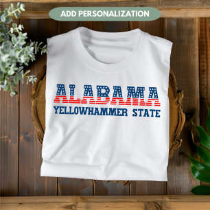 Alabama Yellowhammer State Patriottisch gebruik T-shirt