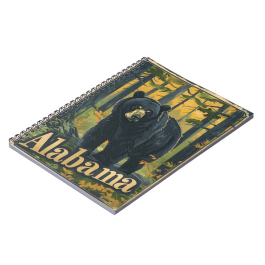 Alabama zwart Beer Notitieboek (Linkerzijde)