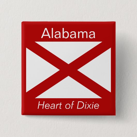 Alabaman Flag Button (Voorkant)