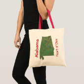 Alabaman Map Bag Tote Bag (Voorkant (product))