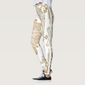 "Alabaster" Art Nouveau Leggings (Links)