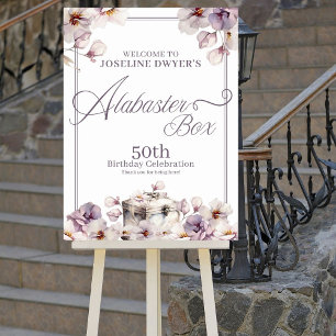 Alabaster Box Verjaardag Welkom Poster