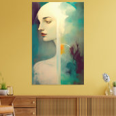 Alabaster Canvas Afdruk (Insitu (Woonkamer))