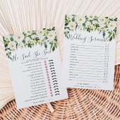 Alabaster Floral Dubbel Vrijgezellenfeest Spel Kaa Kaart