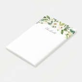Alabaster Floral op maat Post-it® Notes (Schuin)