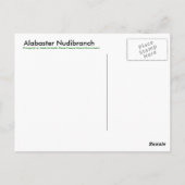 Alabaster Nudibranch - Briefkaart (Achterkant)