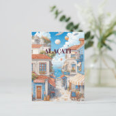 Alaçatı Izmir Turkiye Travel Briefkaart (Staand voorkant)