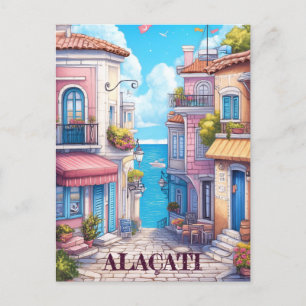 Alaçatı Izmir Turkiye Travel Briefkaart