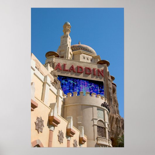Aladdin Casino Las Vegas Poster (Voorkant)