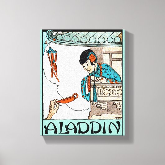 Aladdin Chinees  Magische Lantaarn Canvas Afdruk (Voorkant)
