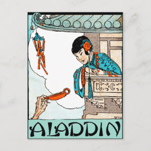Aladdin Chinese Vintage Magische Lantaarn  Briefkaart