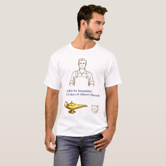 Aladdin de Assembler: 12 dagen van Alberts sleutel T-shirt