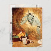 Aladdin en Efrite Briefkaart (Voorkant / Achterkant)